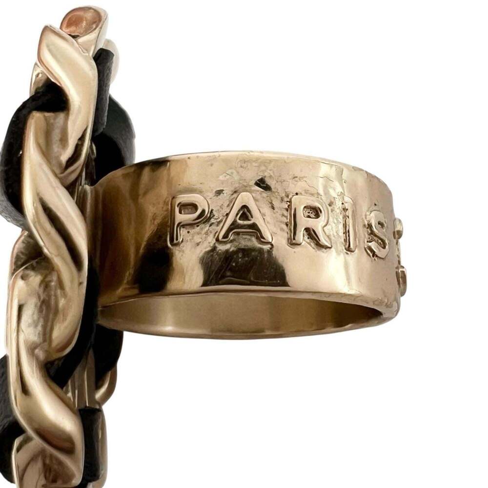 CHANEL Black Logo Ring - Picture 7 of 9